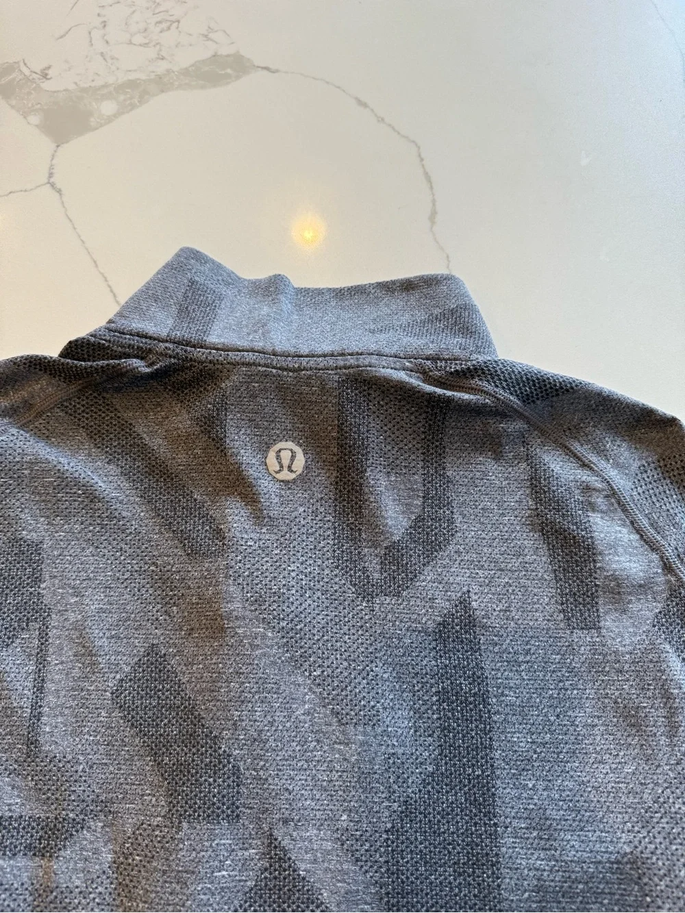 lululemon athletica Men's Charcoal Gray Zip-Up Sweater